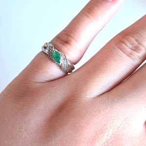 Green Stone Ring from Bradford Exchange